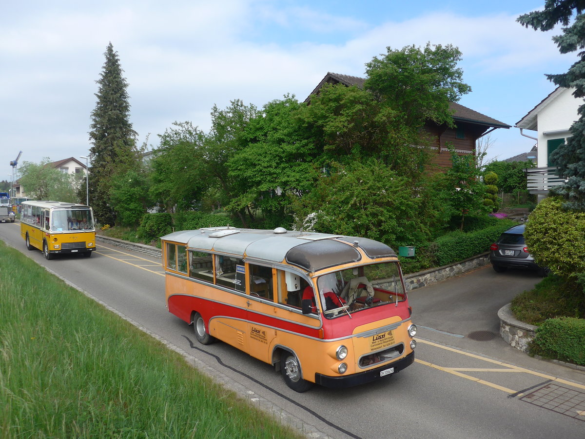 (192'521) - Lssi, Oberembrach - ZH 31'643 U - Dennis/FHS (ex Leu, Schaffhausen) am 5. Mai 2018 in Attikon, Bahnstrasse