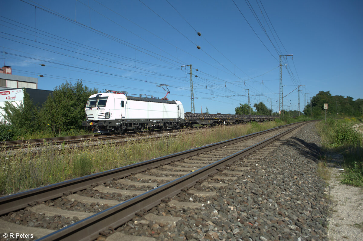 193 444-7 zieht den Kupferanodenzug durch Nürnberg Hohe Marter. 11.08.24