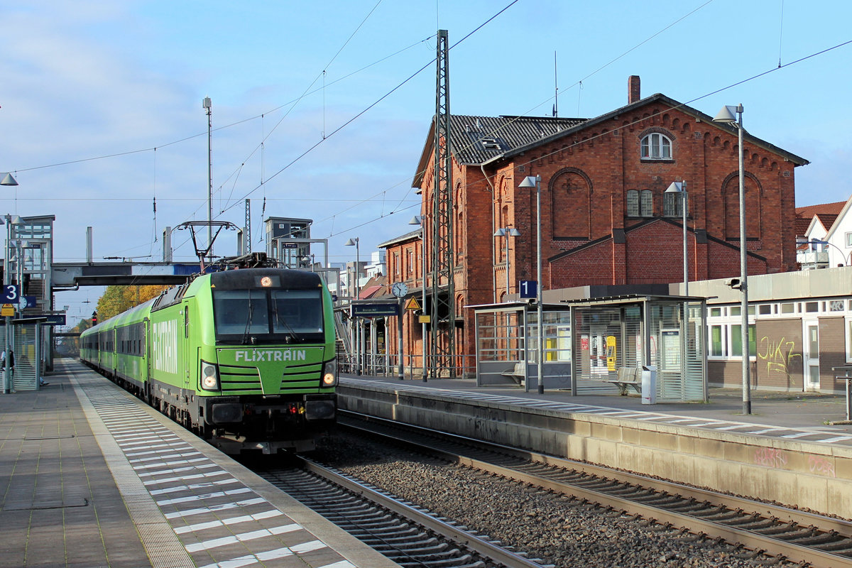 193 865-3 auf den Weg nach Hamburg. Tostedt, 24.10.2020