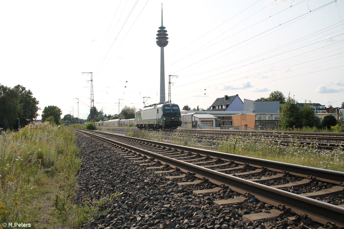 193 950-3 rollt Lz durch Nürnberg Hohe Marter. 24.07.24