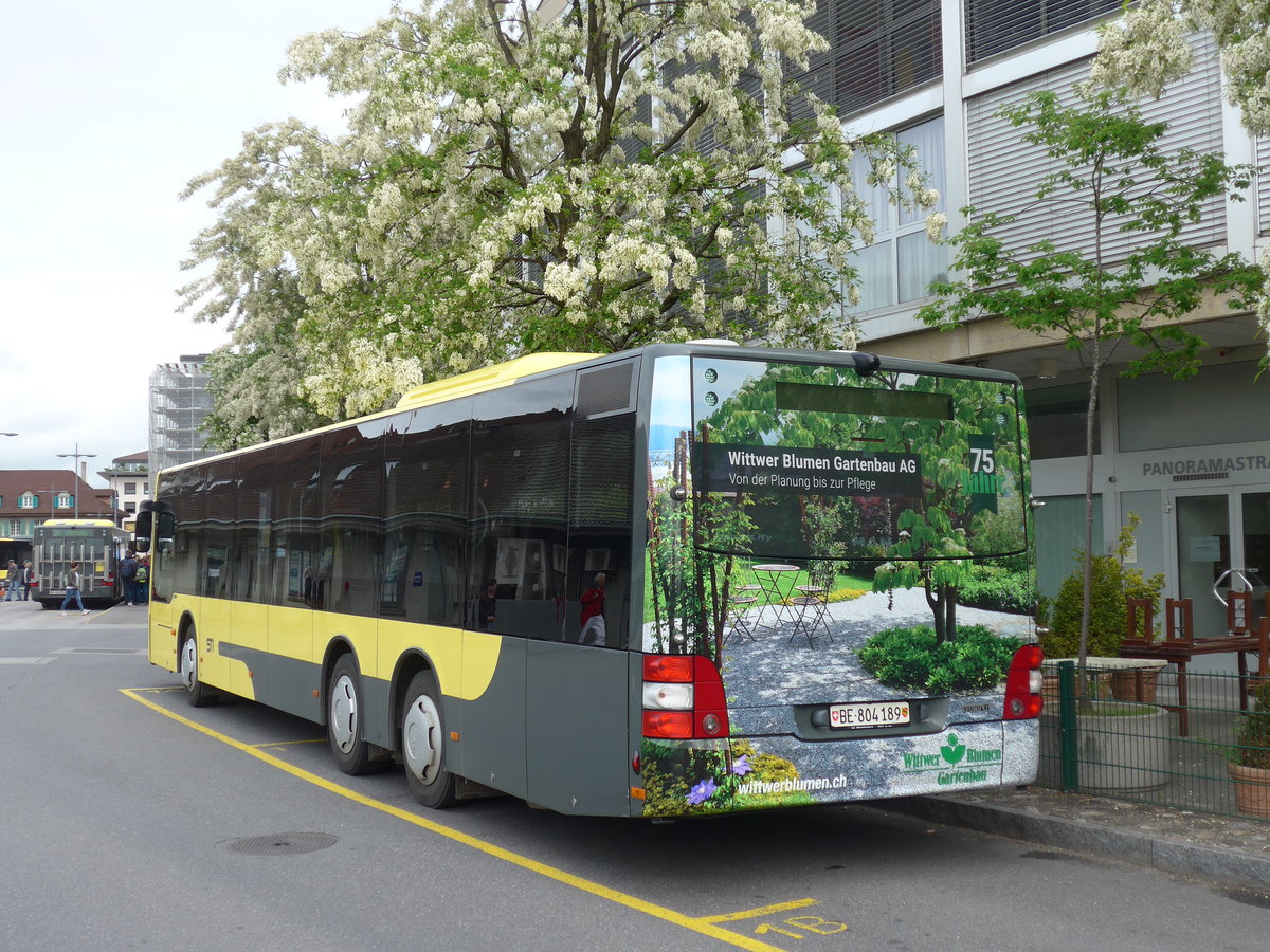 (193'018) - STI Thun - Nr. 189/BE 804'189 - MAN am 14. Mai 2018 bei der Schifflndte Thun