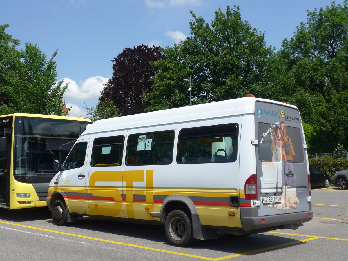 (193'635) - STI Thun - Nr. 3/BE 551'003 - Mercedes am 30. Mai 2018 bei der Schifflndte Thun