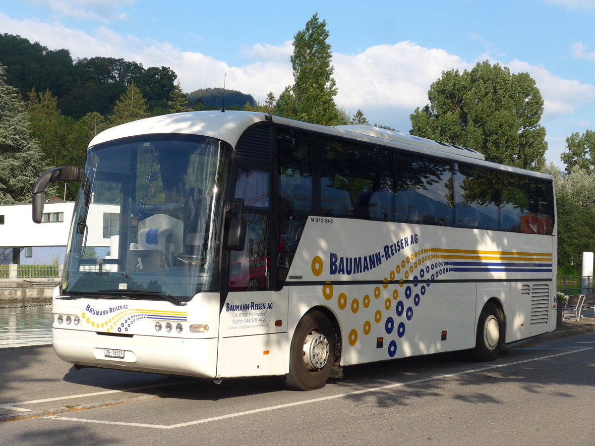 (194'002) - Baumann, Mnnedorf - ZH 76'519 - Neoplan am 15. Juni 2018 bei der Schifflndte Thun