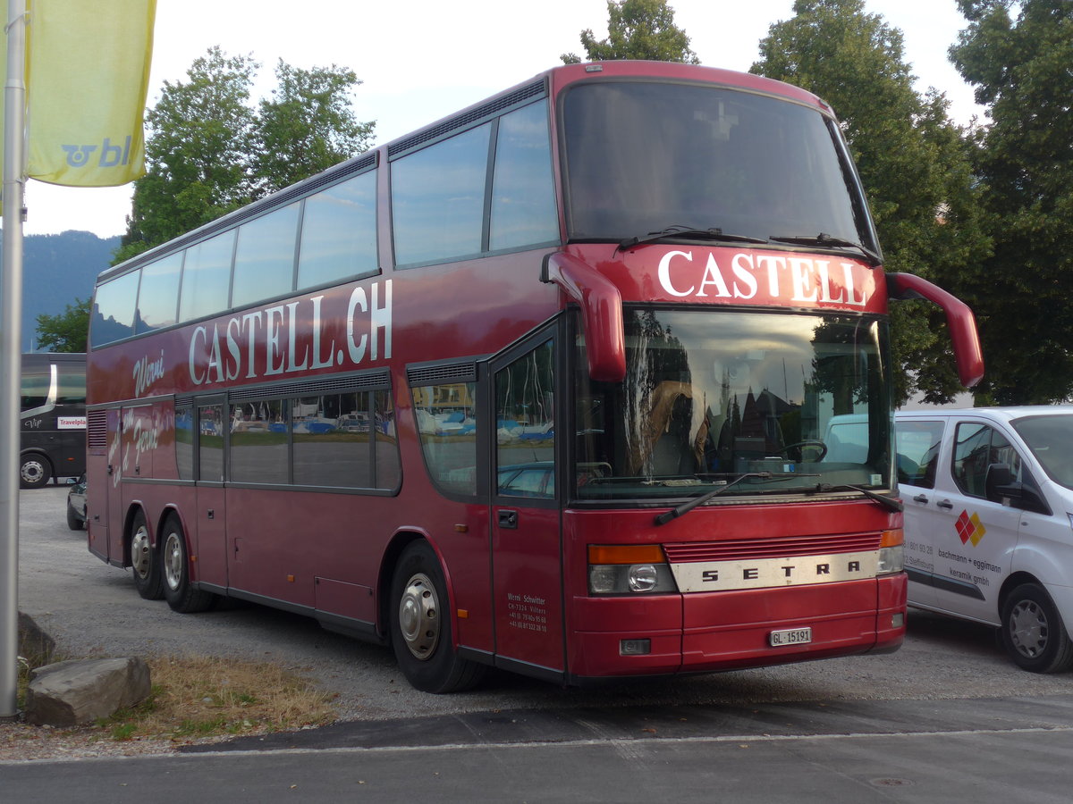 (194'517) - Schwitter, Vilters (Castell) - GL 15'191 - Setra am 4. Juli 2018 in Thun, Lachenwiese