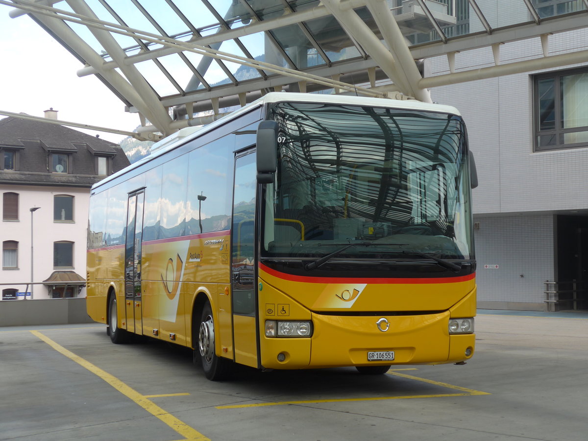 (194'784) - PostAuto Graubnden - GR 106'551 - Irisbus am 15. Juli 2018 in Chur, Postautostation