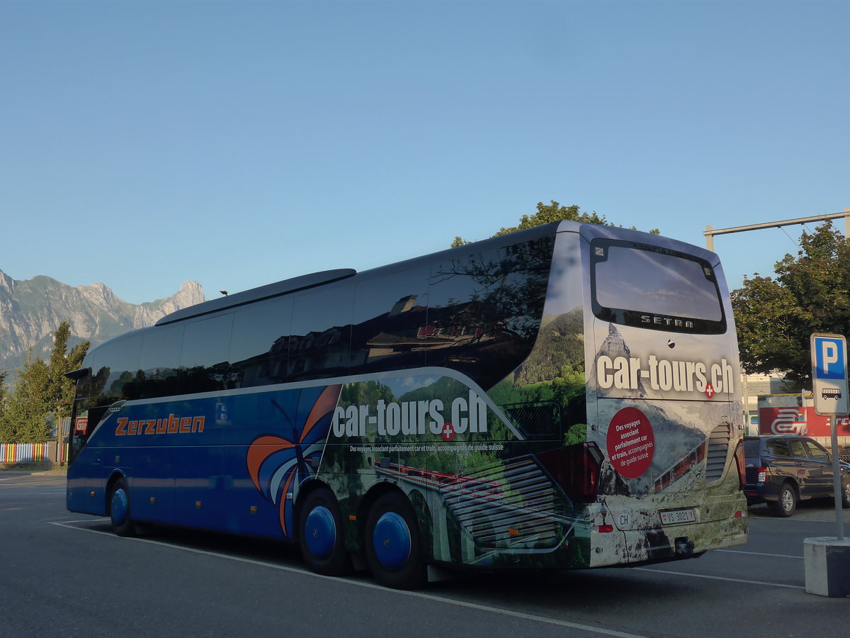 (194'894) - Zerzuben, Visp-Eyholz - Nr. 6/VS 3021 - Setra am 18. Juli 2018 in Thun, Seestrasse