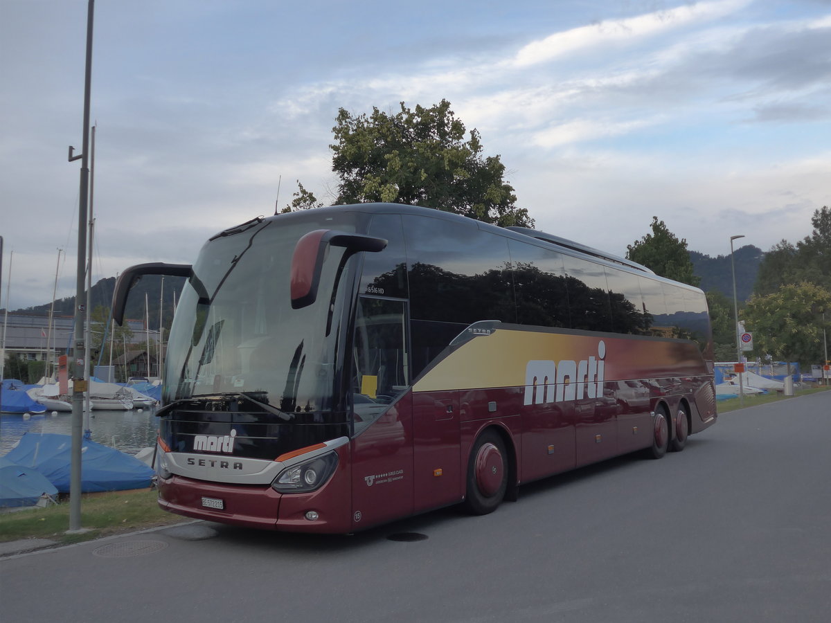 (195'793) - Marti, Kallnach - Nr. 15/BE 572'215 - Setra am 9. August 2018 in Thun, Strandbad