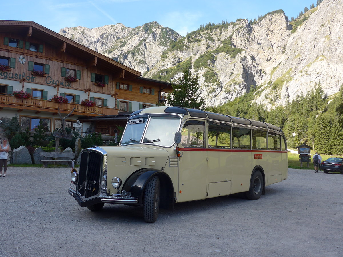 (196'745) - Wll, Maurach - SZ 4 HML - Berna/Gangloff (ex Rapold, CH-Neuhausen; ex Spring, CH-Schwenden; es Kunz, CH-Schwenden) am 11. September 2018 auf der Gramai Alm