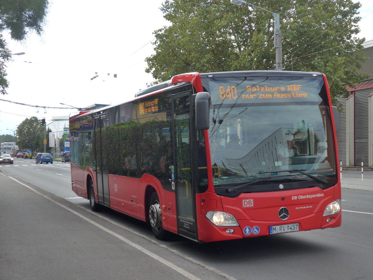 (197'147) - Aus Deutschland: RVO Mnchen - M-RV 9457 - Mercedes am 13. September 2018 in Salzburg, Polizeidirektion