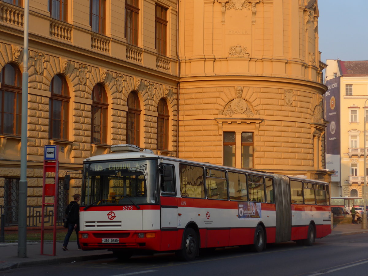 (198'434) - DPP Praha - Nr. 6373/2A6 0680 - Karosa am 18. Oktober 2018 in Praha, Florenc