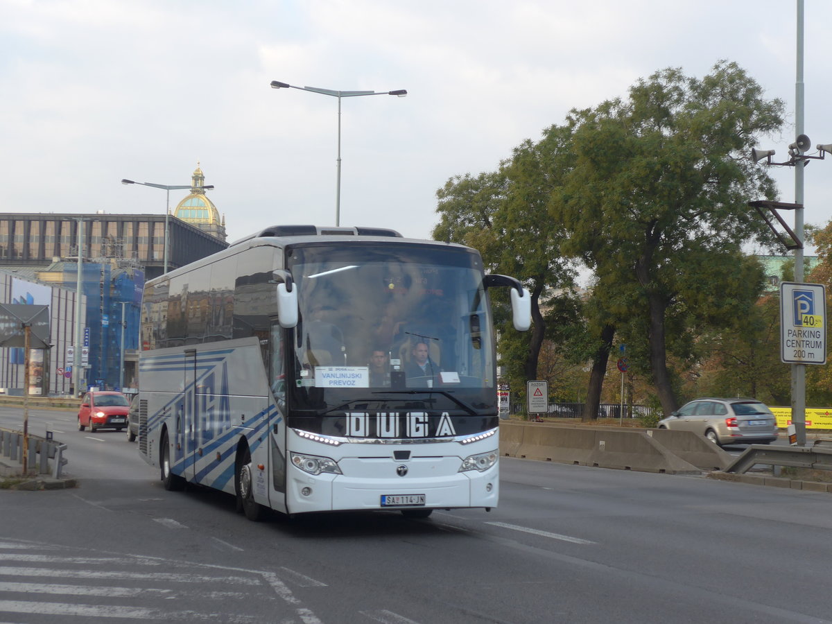 (198'944) - Aus Serbien: DUGA, Petlovaca - SA 114-JN - Temsa am 21. Oktober 2018 in Praha, Hlavn Ndraz