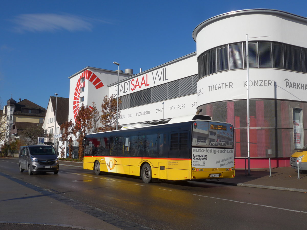 (199'538) - Schmidt, Oberbren - SG 267'108 - Solaris am 24. November 2018 beim Bahnhof Wil