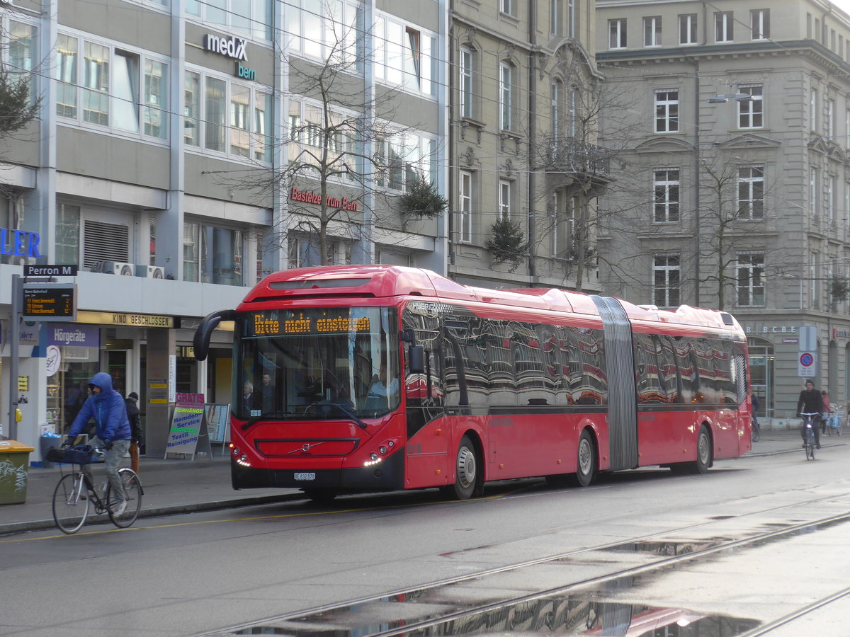 (199'910) - Bernmobil, Bern - Nr. 878/BE 832'878 - Volvo am 10. Dezember 2018 beim Bahnhof Bern
