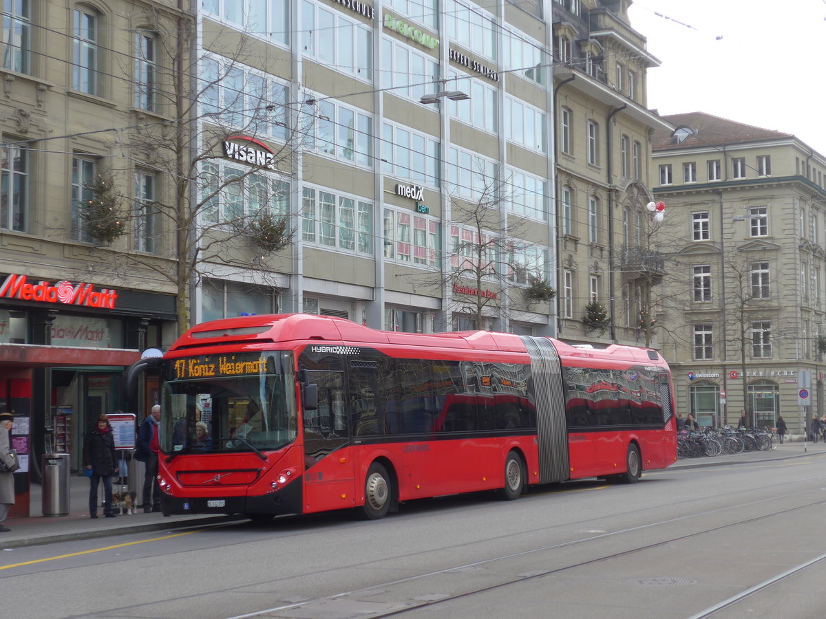 (200'448) - Bernmobil, Bern - Nr. 890/BE 832'890 - Volvo am 31. Dezember 2018 beim Bahnhof Bern