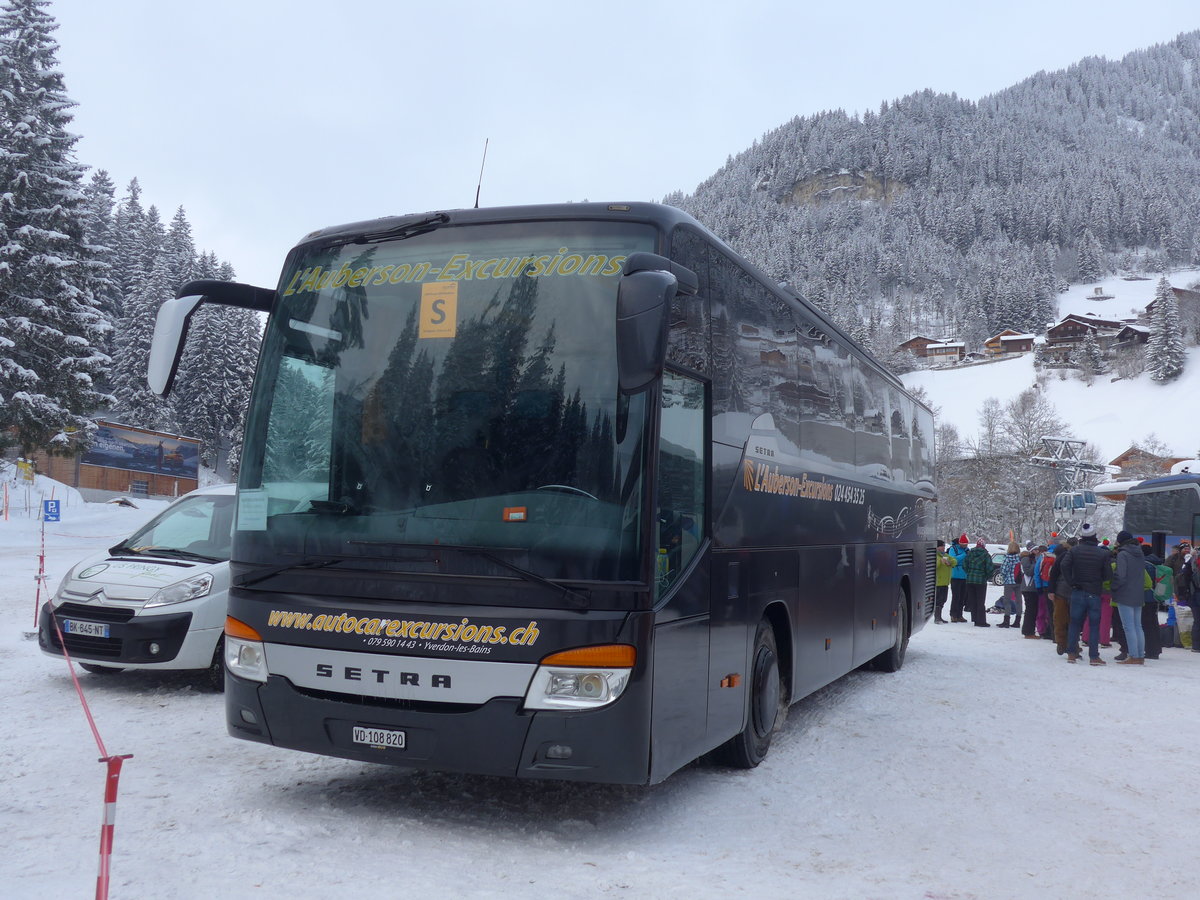 (200'742) - Brard, Yverdon - VD 108'820 - Setra am 12. Januar 2019 in Adelboden, ASB