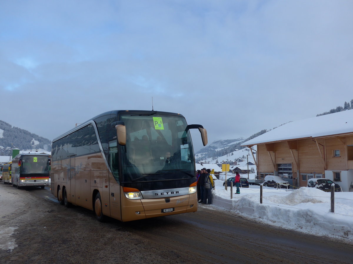 (200'793) - Moser, Teuffenthal - BE 5334 - Setra am 12. Januar 2019 in Adelboden, Weltcup