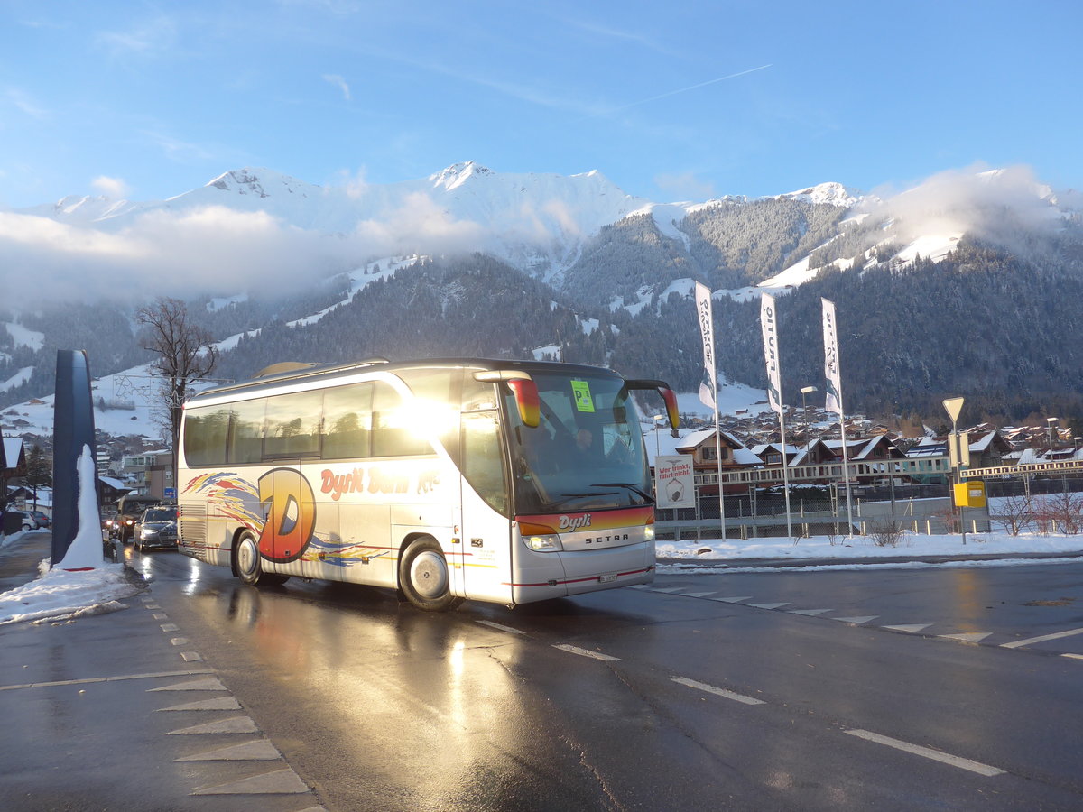 (200'974) Dysli, Bern - Nr. 24/BE 106'501 - Setra am 12. Januar 2019 in Frutigen, Kanderstegstrasse