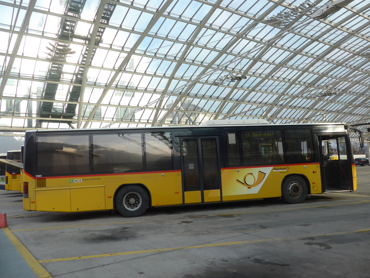 (201'825) - PostAuto Graubnden (Casutt) - GR 176'375 - Volvo (ex PostAuto Ostschweiz) am 2. Mrz 2019 in Chur, Postautostation