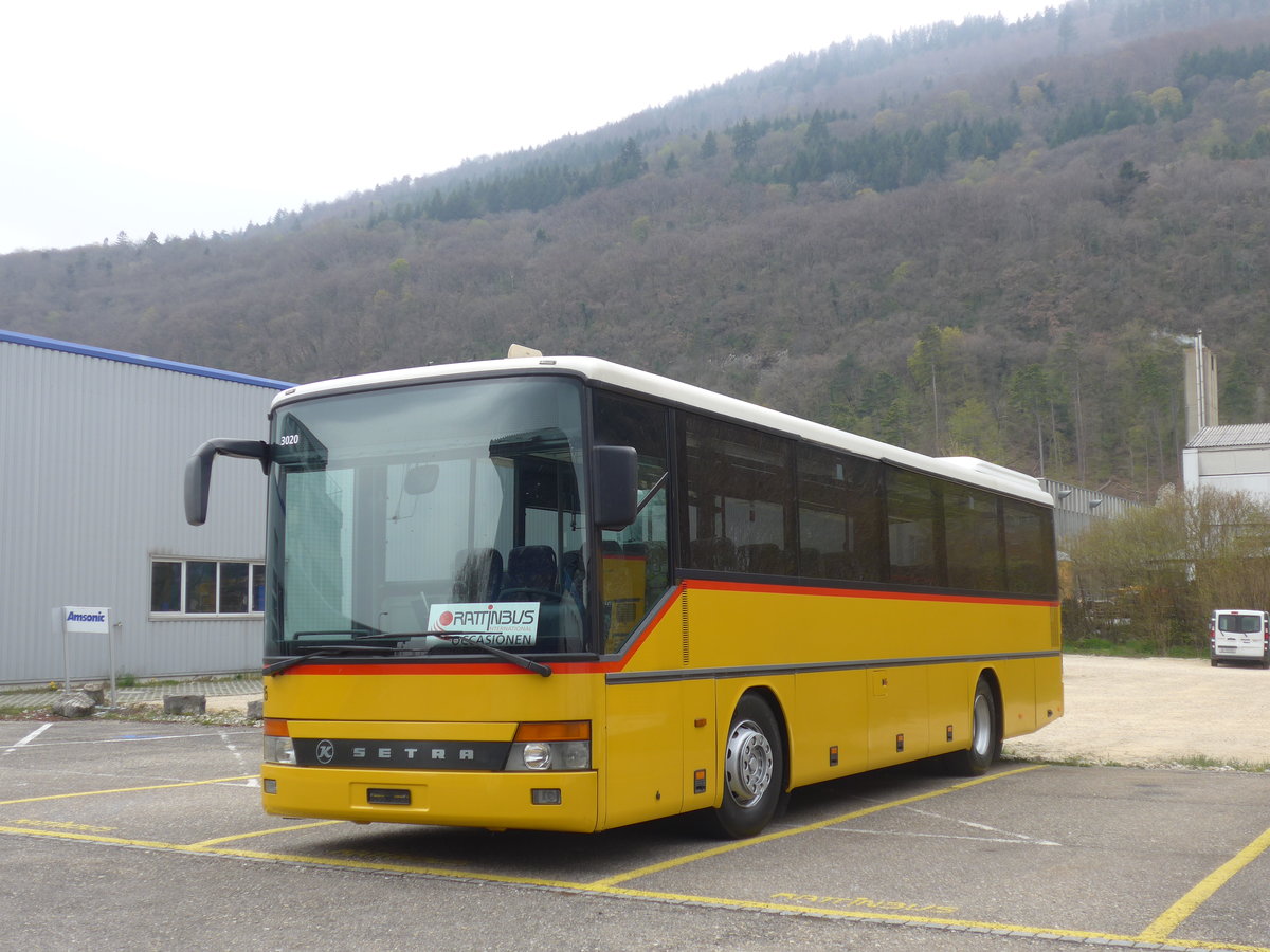 (203'676) - ATV, Rivera - Nr. 15 - Setra (ex AutoPostale Ticino; ex Barenco, Faido) am 14. April 2019 in Biel, Rattinbus