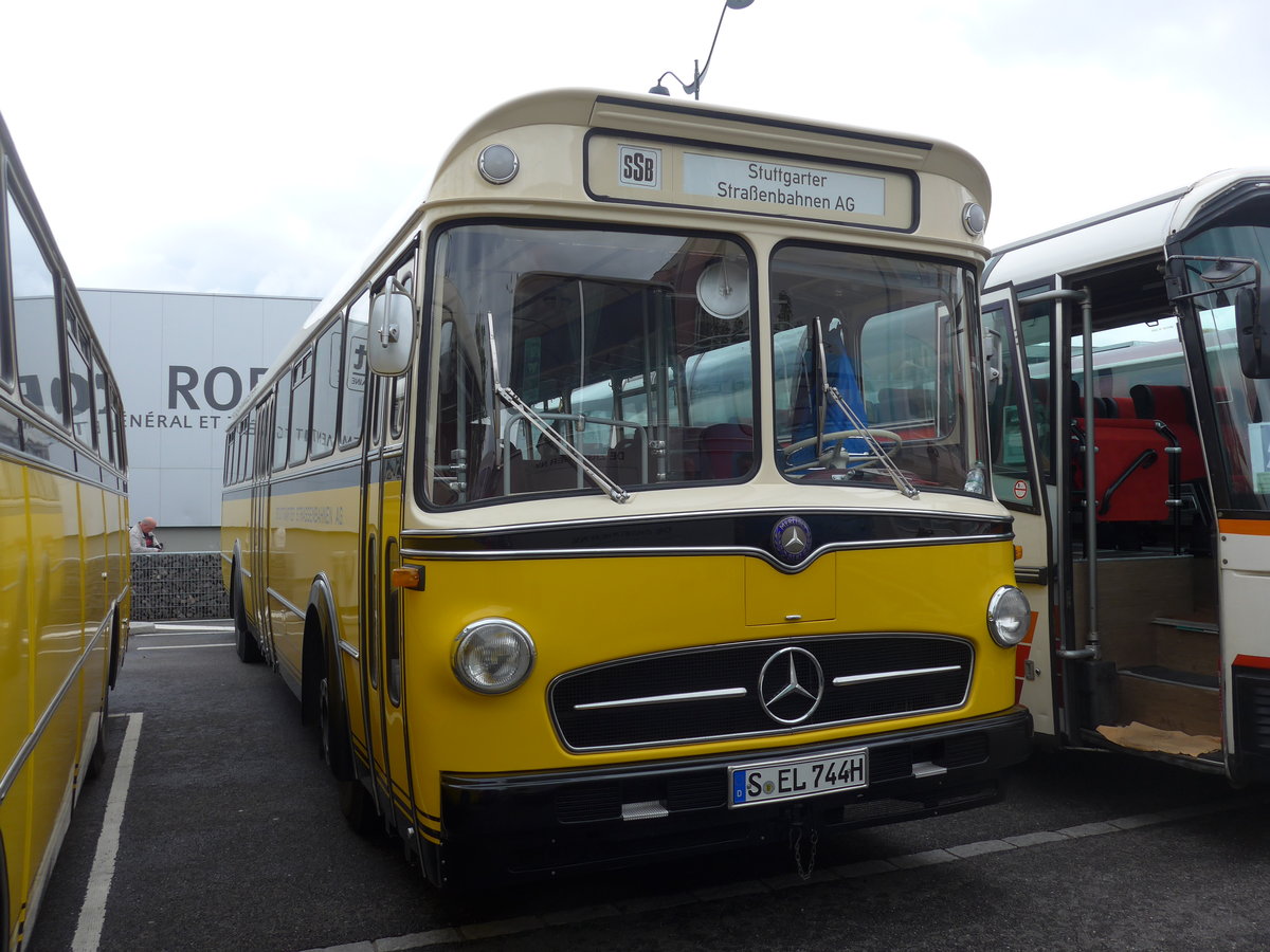 (203'958) - Aus Deutschland: SSB Stuttgart - S-EL 744H - Mercedes am 26. April 2019 in Haguenau, Parkplatz