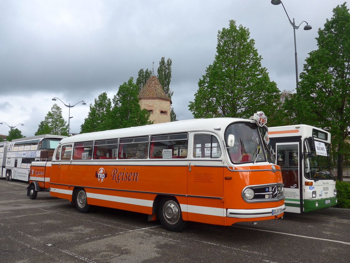 (204'480) - Aus Deutschland: TRD-Reisen, Dresden - DD-AX 70H - Mercedes am 28. April 2019 in Haguenau, Parkplatz