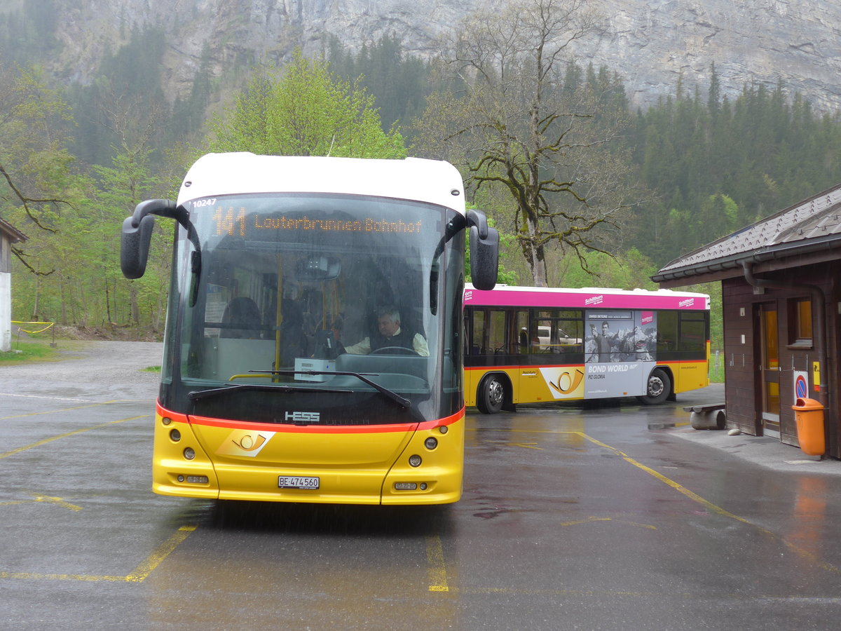 (205'310) - PostAuto Bern - BE 474'560 - Hess am 19. Mai 2019 in Stechelberg, Hotel