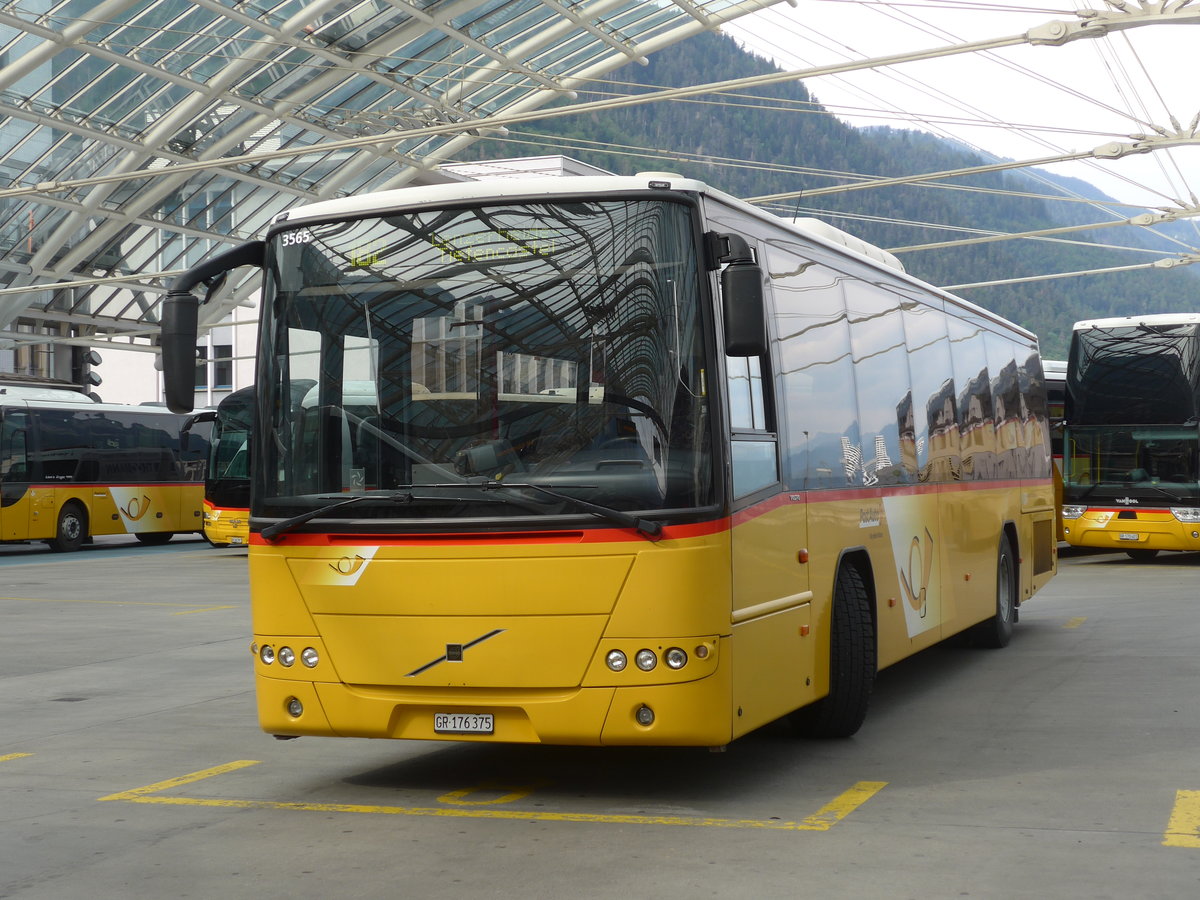 (206'195) - PostAuto Graubnden - GR 176'375 - Volvo (ex PostAuto Ostschweiz; ex Casutt, Gossau; ex PostAuto Ostschweiz) am 9. Juni 2019 in Chur, Postautostation