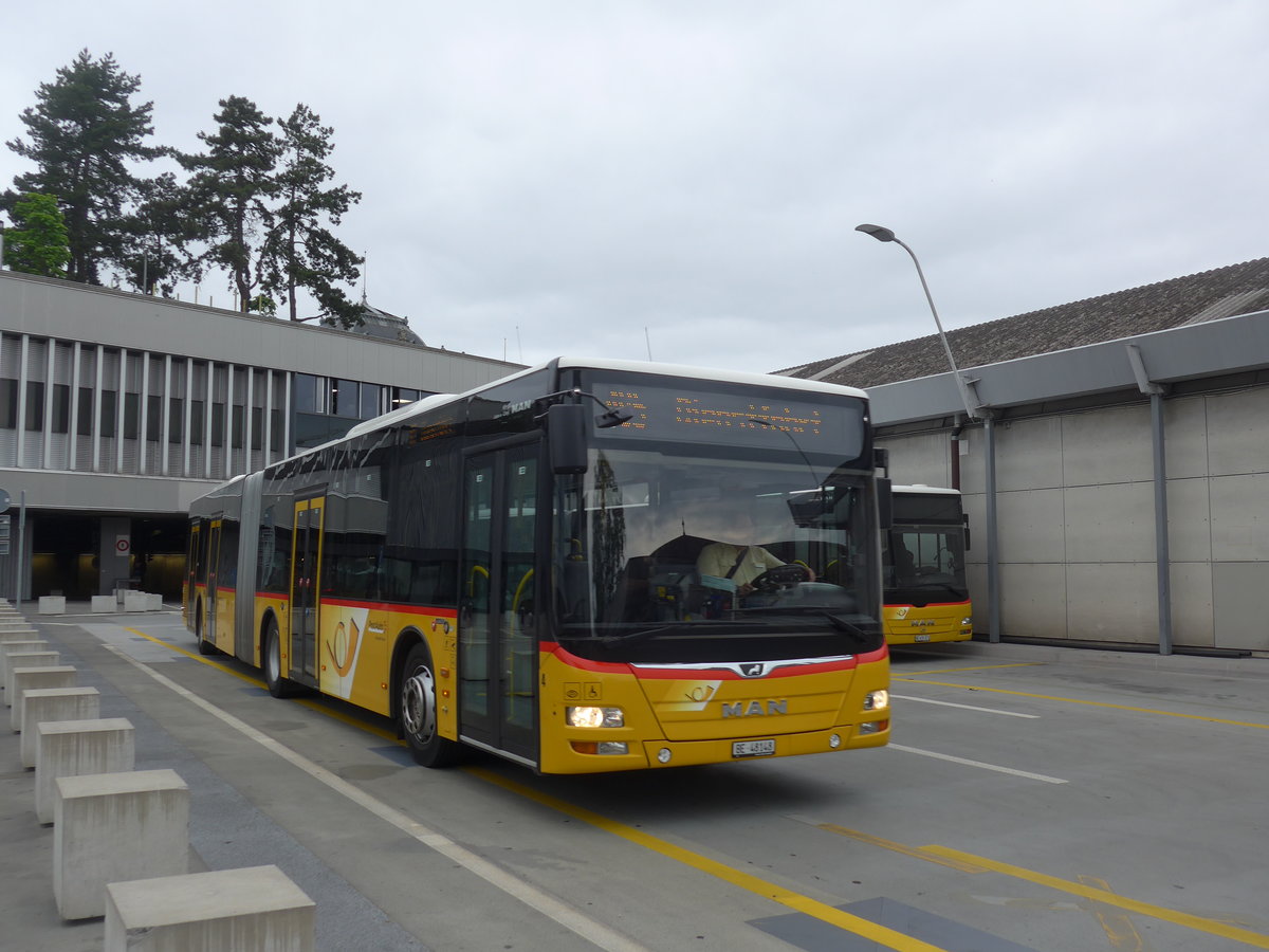 (206'465) - Steiner, Ortschwaben - Nr. 4/BE 48'148 - MAN am 22. Juni 2019 in Bern, Postautostation