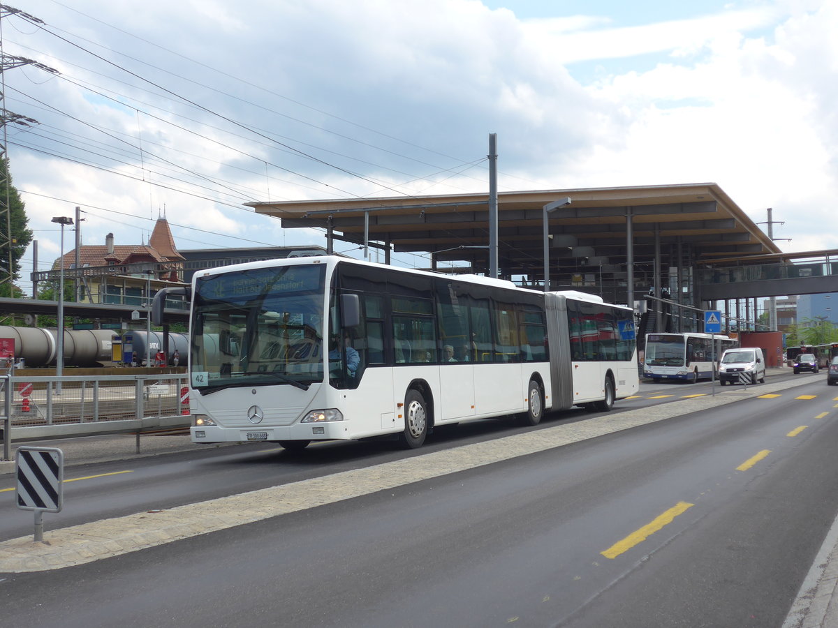 (207'611) - Intertours, Domdidier - FR 300'668 - Mercedes (ex VZO Grningen Nr. 53) am 8. Juli 2019 beim Bahnhof Zollikofen