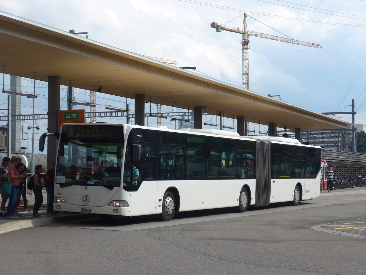 (207'624) - Welti-Furrer, Bassersdorf - Nr. 73/ZH 712'673 - Mercedes (ex Nr. 97) am 8. Juli 2019 beim Bahnhof Zollikofen