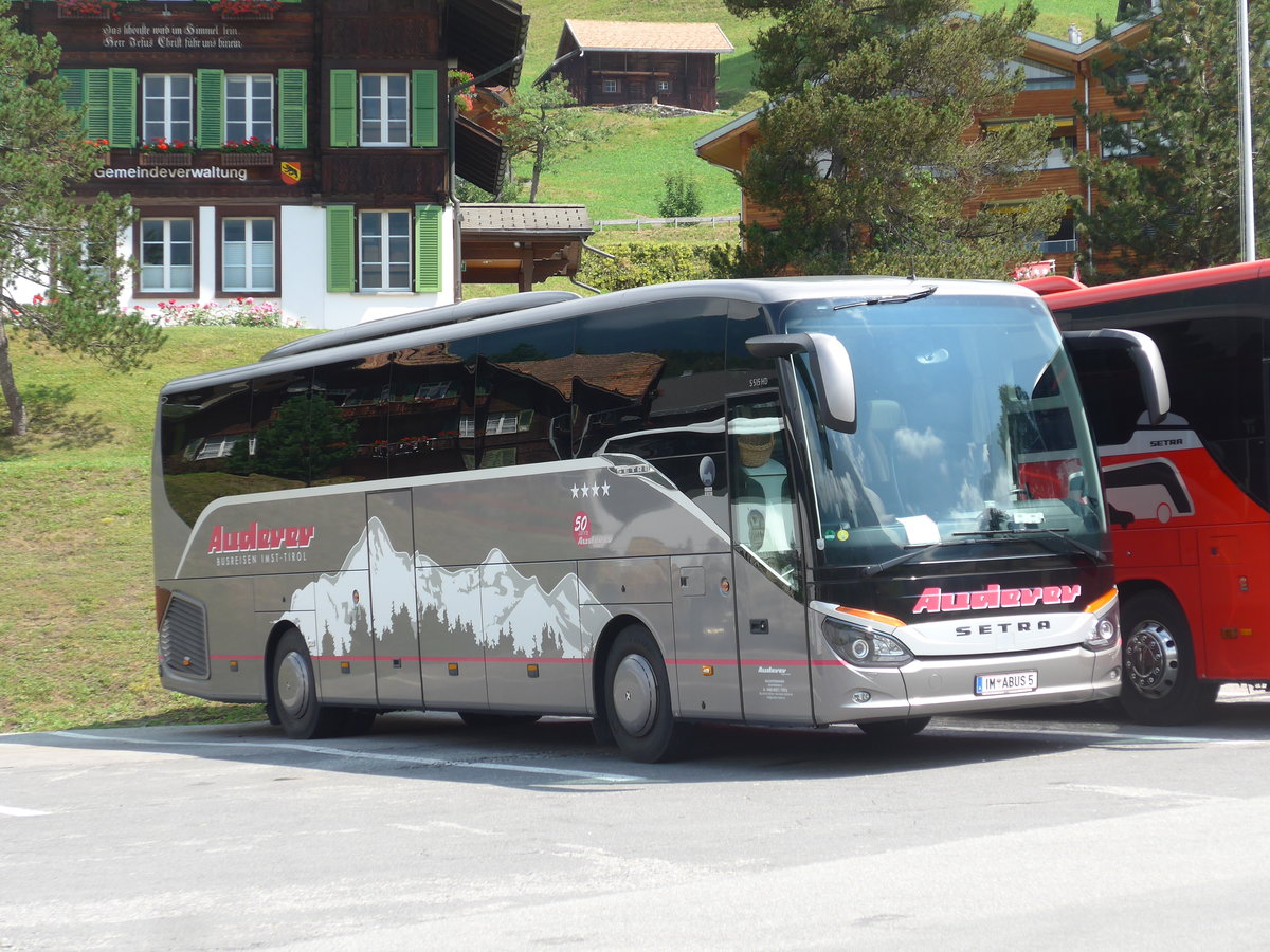 (207'683) - Aus Oesterreich: Auderer, Imst - IM ABUS 5- Setra am 9. Juli 2019 in Grindelwald, Gemeindehaus