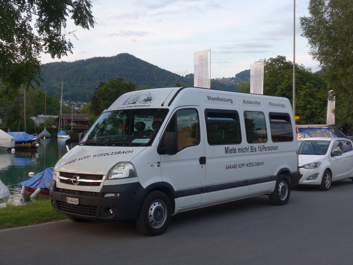 (207'952) - Kopp, Wiedlisbach - Nr. 2/BE 664'662 - Opel am 17. Juli 2019 in Thun, Strandbad