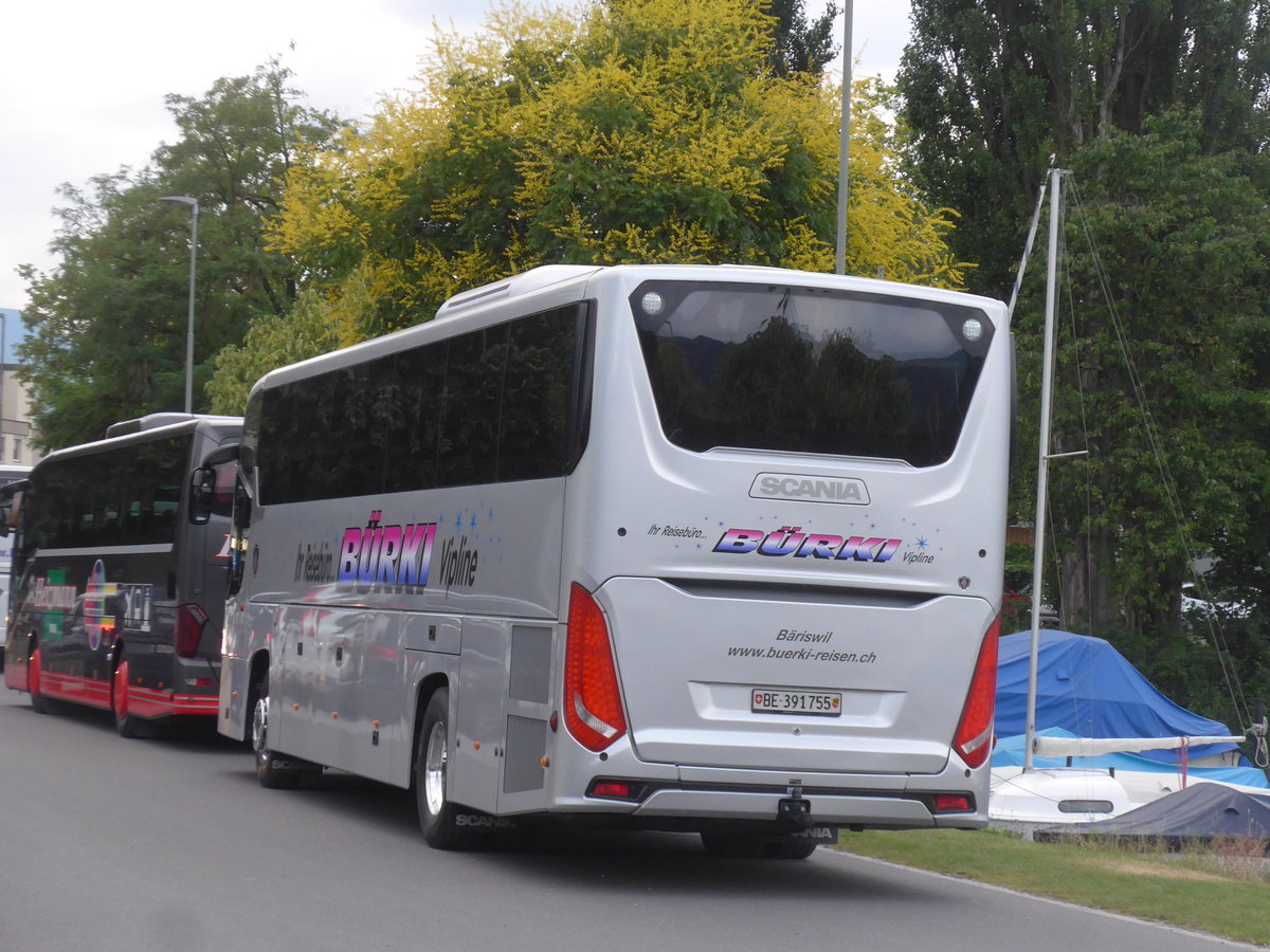 (208'223) - Brki, Briswil - Nr. 1/BE 391'755 - Scania am 30. Juli 2019 in Thun, Strandbad