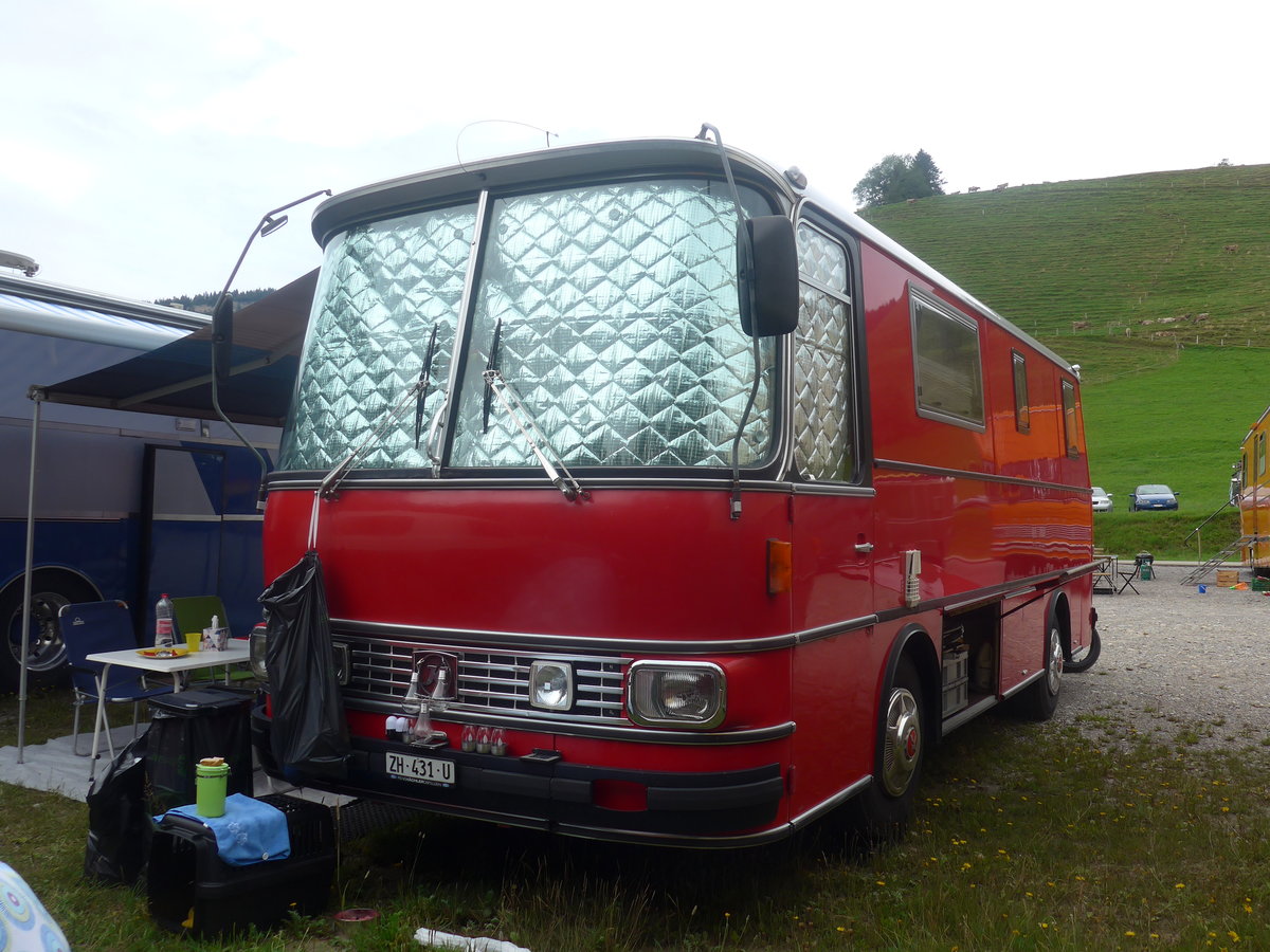 (208'871) - Beer, Obfelden - ZH 431 U - Setra am 17. August 2019 in Atzmnnig, Schutt