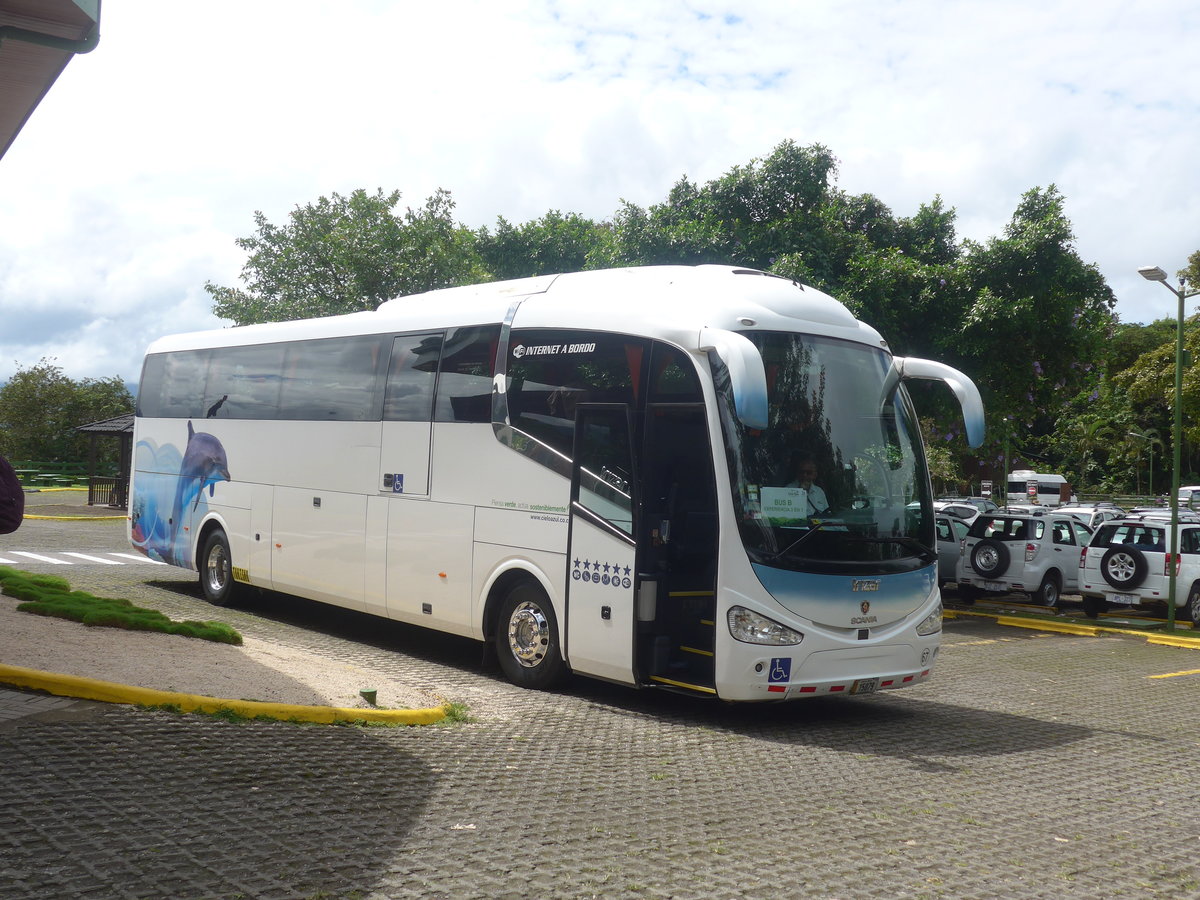 (211'226) - CieloAzul, San Jos - Nr. 67/15'079 - Scania/Irizar am 14. November 2019 in La Fortuna, Mistico