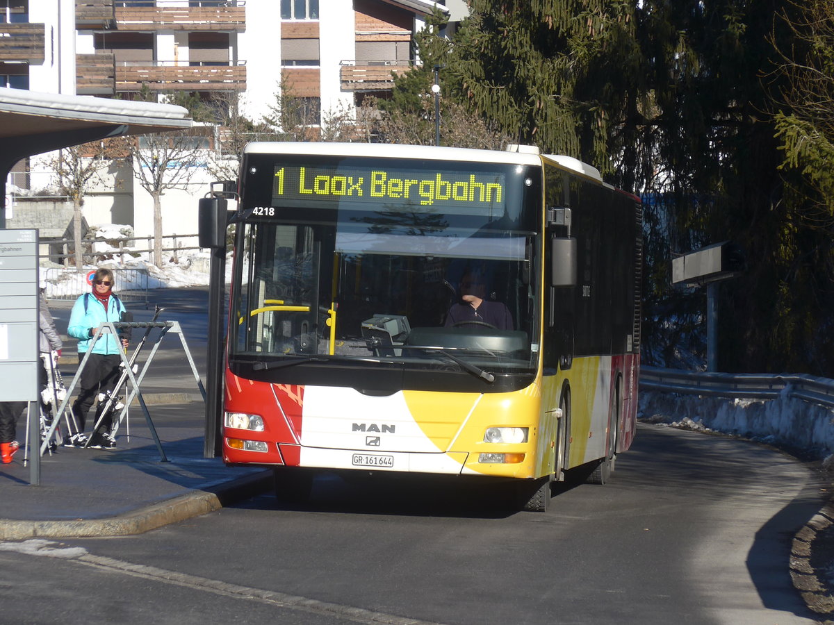 (213'248) - Stuppan, Flims - GR 161'644 - MAN/Gppel am 1. Januar 2020 in Laax, Bergbahnen