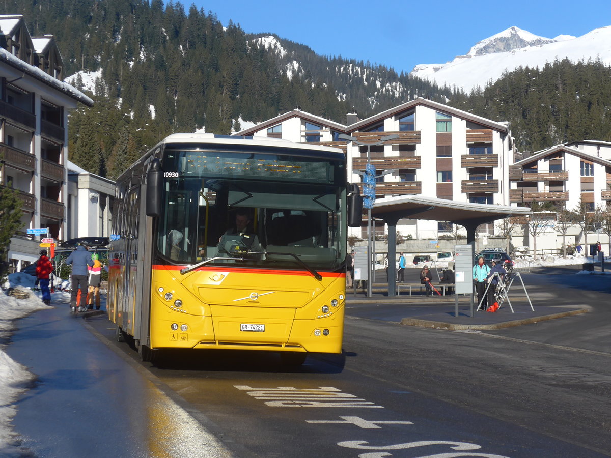 (213'249) - Fontana, Ilanz - Nr. 1/GR 74'221 - Volvo am 1. Januar 2020 in Laax, Bergbahnen