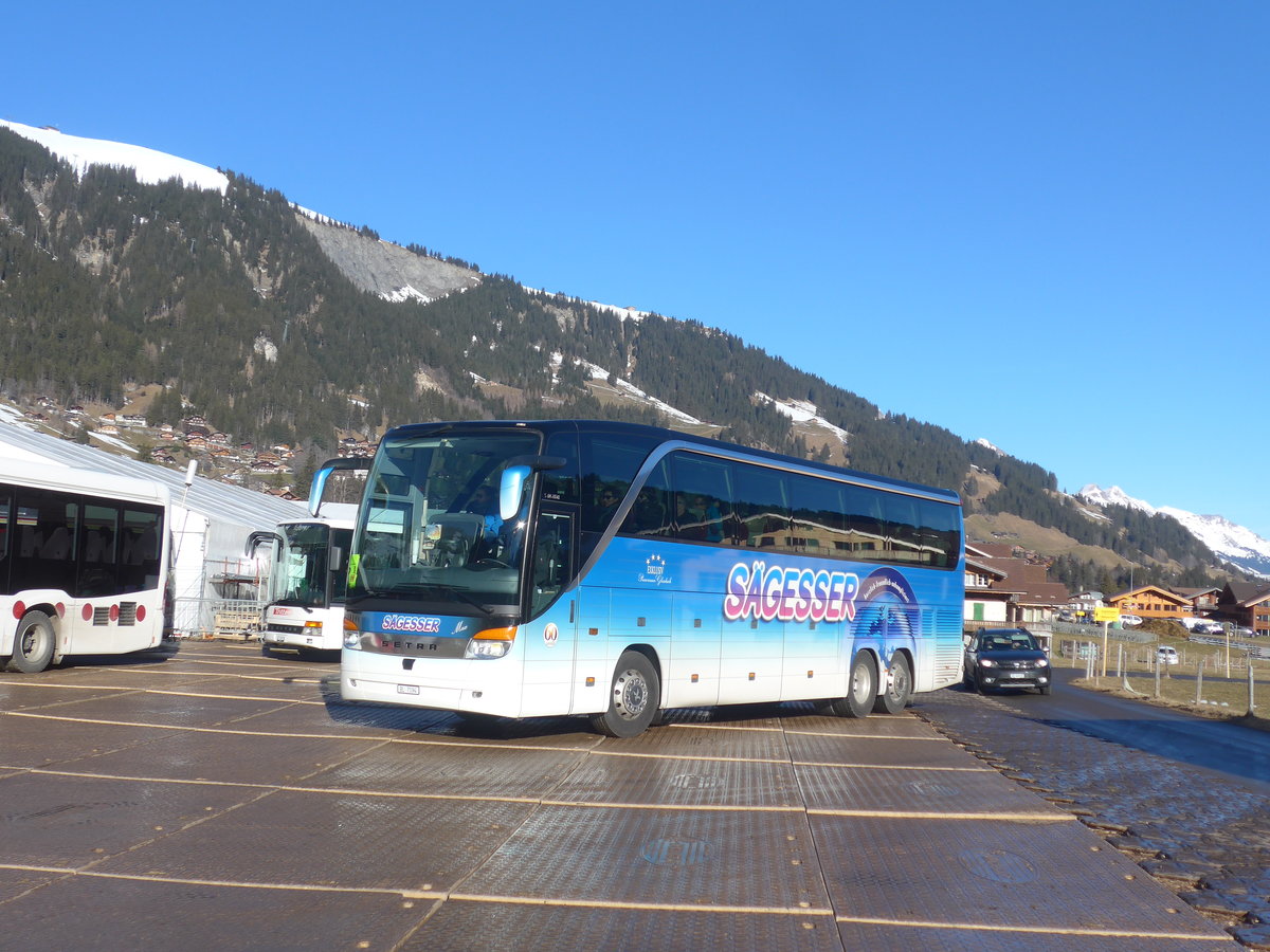 (213'590) - Sgesser, Wintersingen - Nr. 3/BL 7194 - Setra am 11. Januar 2020 in Adelboden, Weltcup