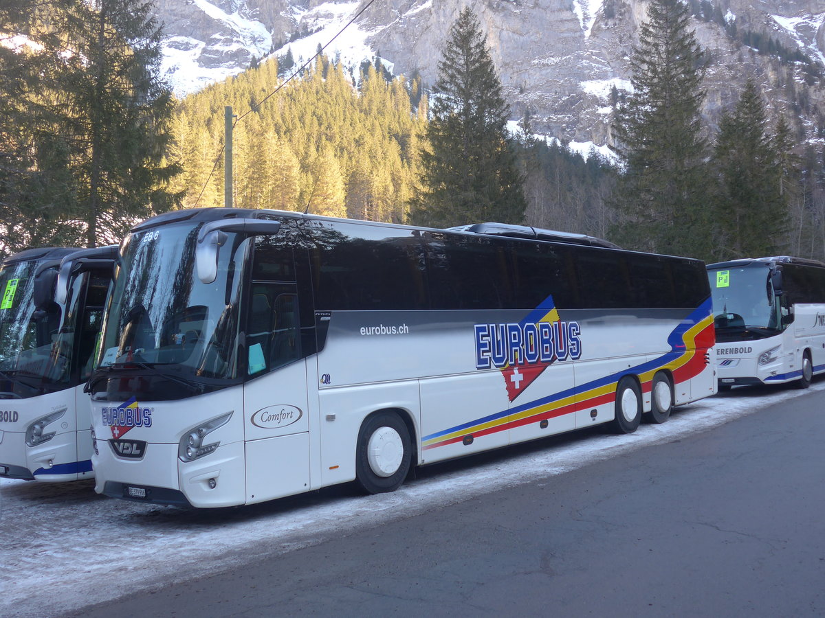 (213'647) - Eurobus, Bern - Nr. 6/BE 379'906 - VDL am 11. Januar 2020 in Adelboden, Unter dem Birg