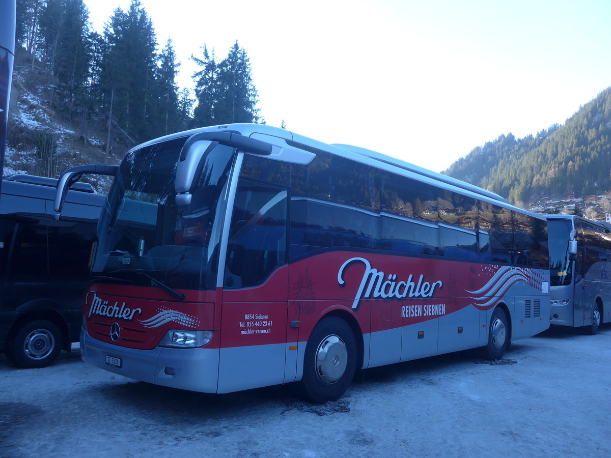 (213'713) - Mchler, Siebnen - SZ 5328 - Mercedes am 11. Januar 2020 in Adelboden, ASB