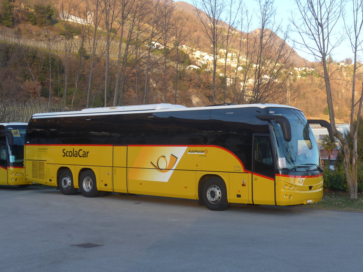 (214'751) - Chiesa, Riazzino - TI 316'309 - MAN/Beulas am 21. Februar 2020 in Riazzino, Motel Lago Maggiore