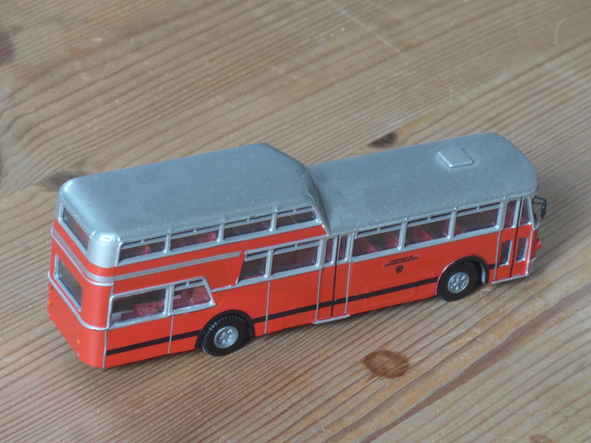 (214'888) - AFA Adelboden - Bssing Anderthalbdecker am 29. Februar 2020 in Thun (gefertigt aus einem 3-Achser-Modell)