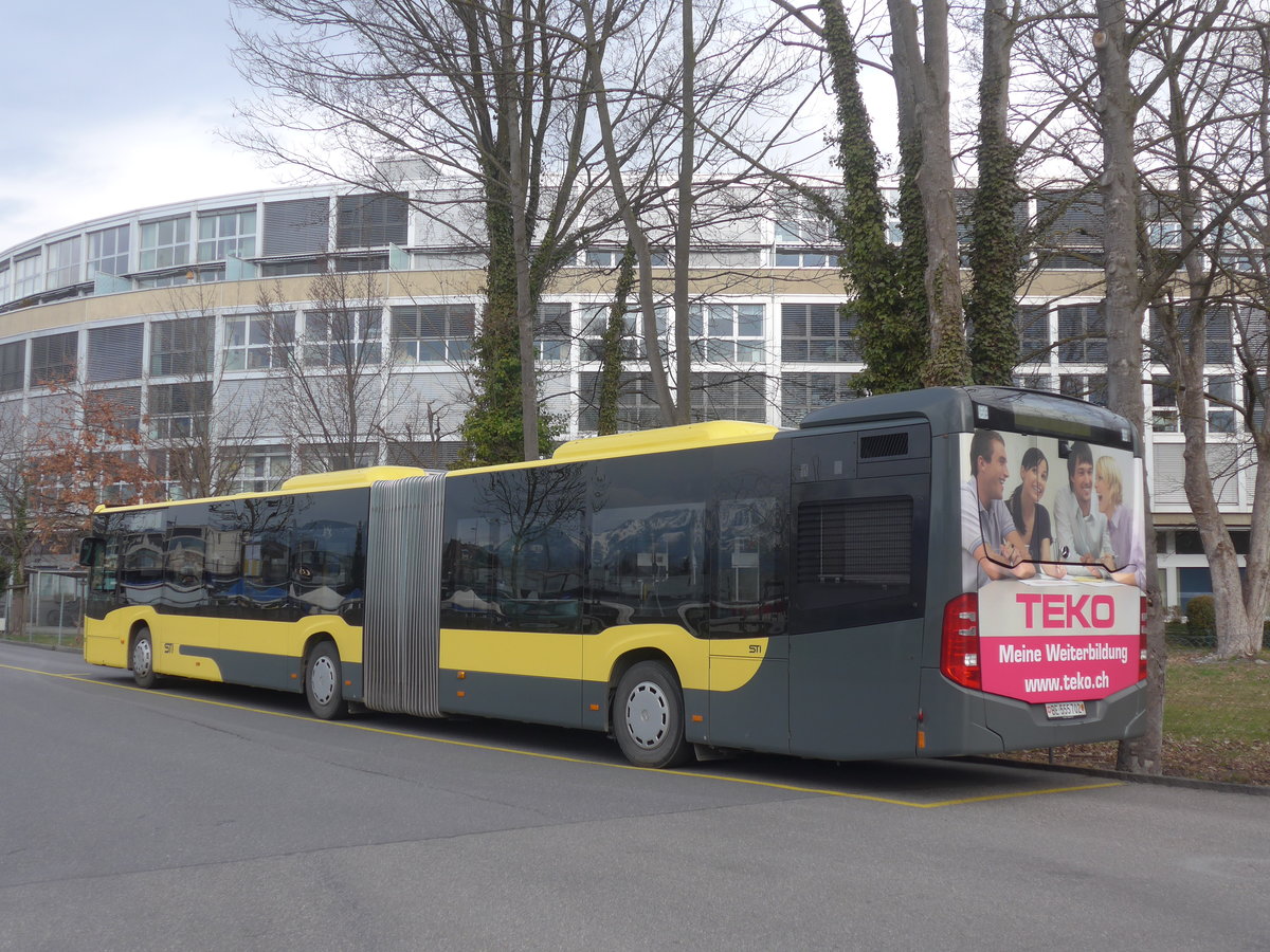 (215'116) - STI Thun - Nr. 702/BE 555'702 - Mercedes am 14. Mrz 2020 bei der Schifflndte Thun