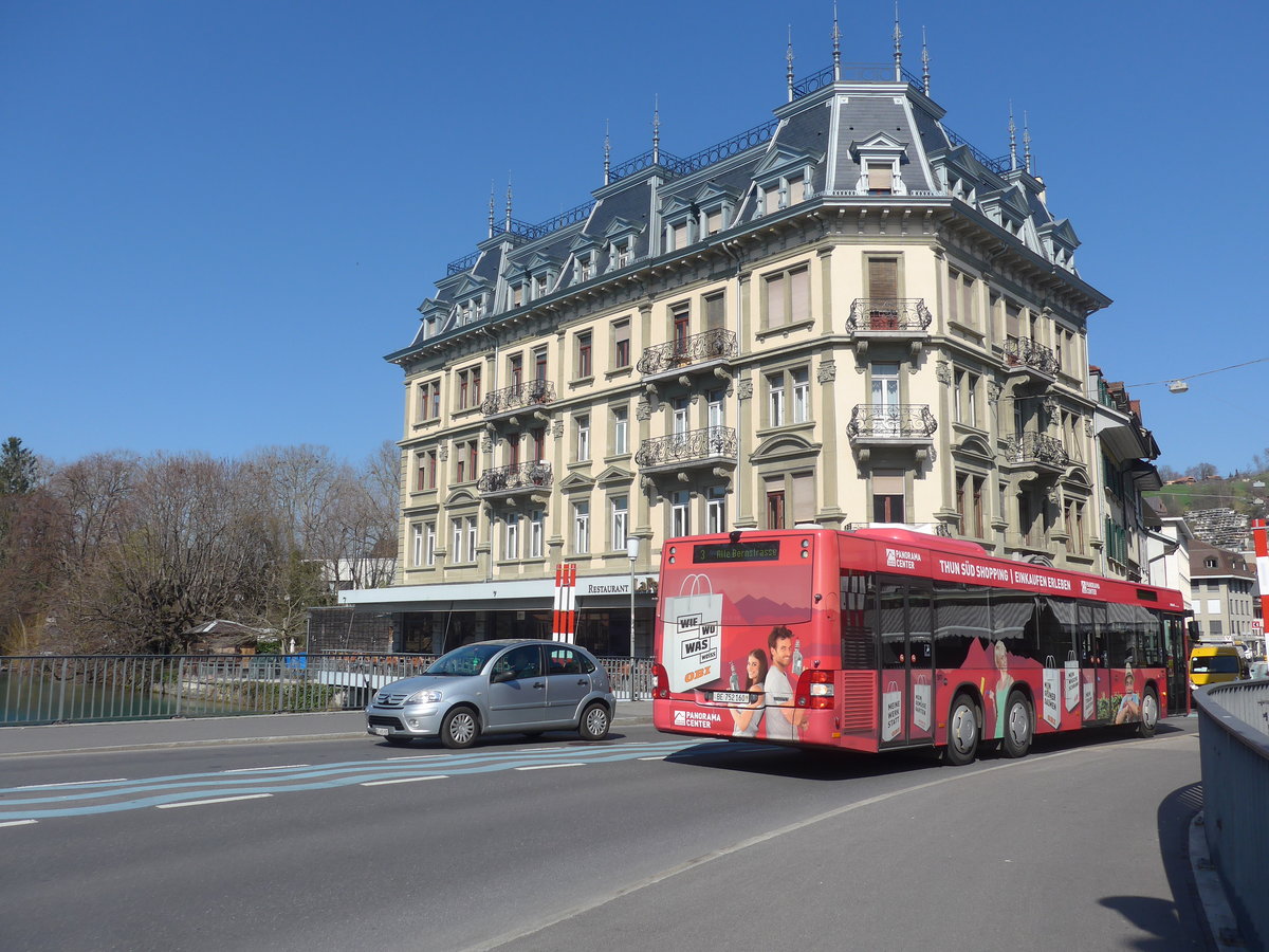 (215'503) - STI Thun - Nr. 160/BE 752'160 - MAN am 24. Mrz 2020 in Thun, Allmendbrcke