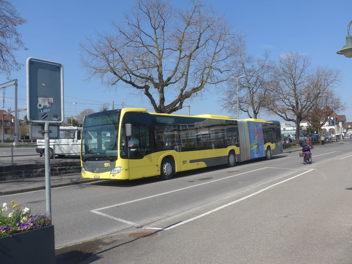 (215'969) - STI Thun - Nr. 161/BE 752'161 - Mercedes am 9. April 2020 bei der Schifflndte Thun