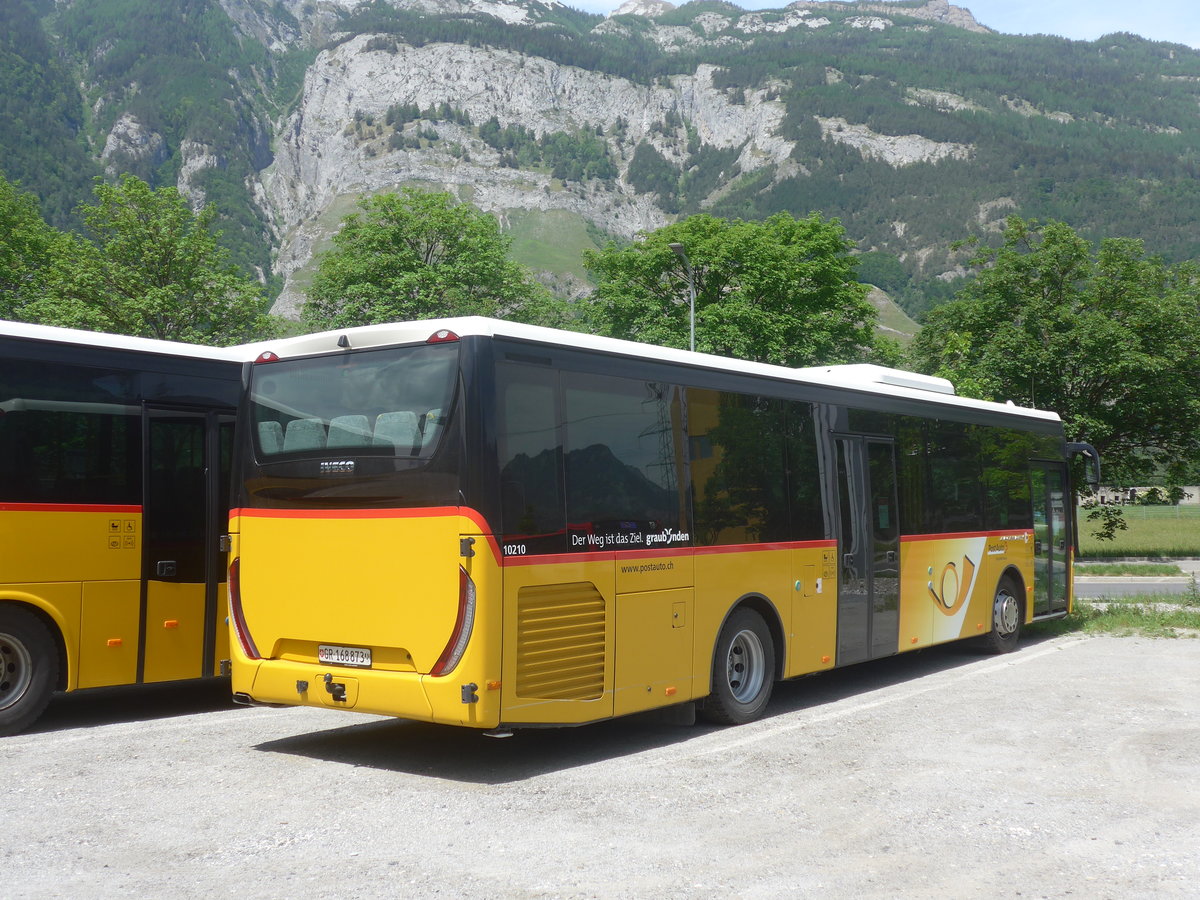 (217'234) - PostAuto Graubnden - GR 168'873 - Iveco (ex GR 170'438) am 23. Mai 2020 in Chur, Sommeraustrasse