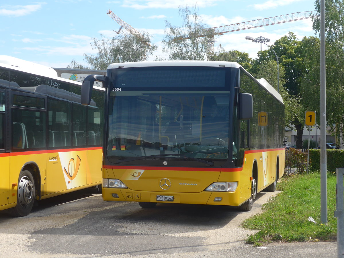 (217'813) - CarPostal Ouest - VD 510'263 - Mercedes am 13. Juni 2020 in Yverdon, Garage