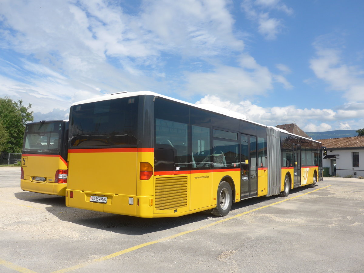 (217'823) - CarPostal Ouest - VD 359'910 - Mercedes (ex JU 7589; ex Nr. 72; ex Stucki, Porrentruy Nr. 12) am 13. Juni 2020 in Yverdon, Garage