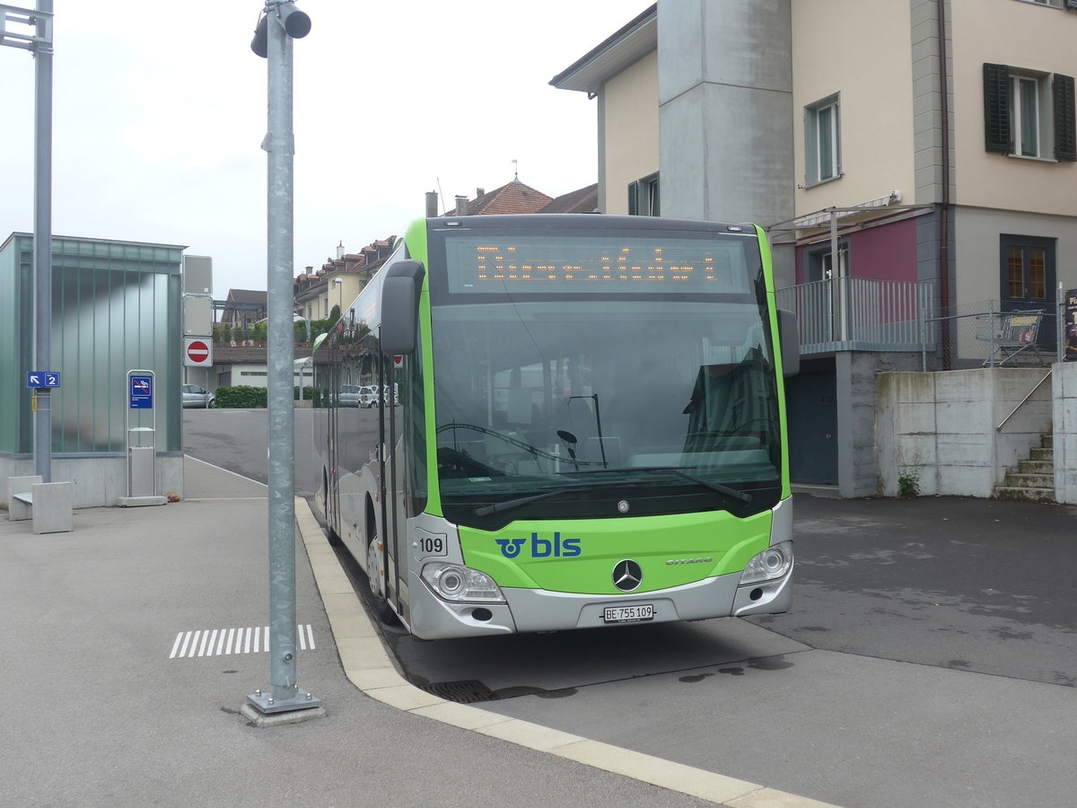 (217'955) - Busland, Burgdorf - Nr. 109/BE 755'109 - Mercedes am 14. Juni 2020 beim Bahnhof Huttwil