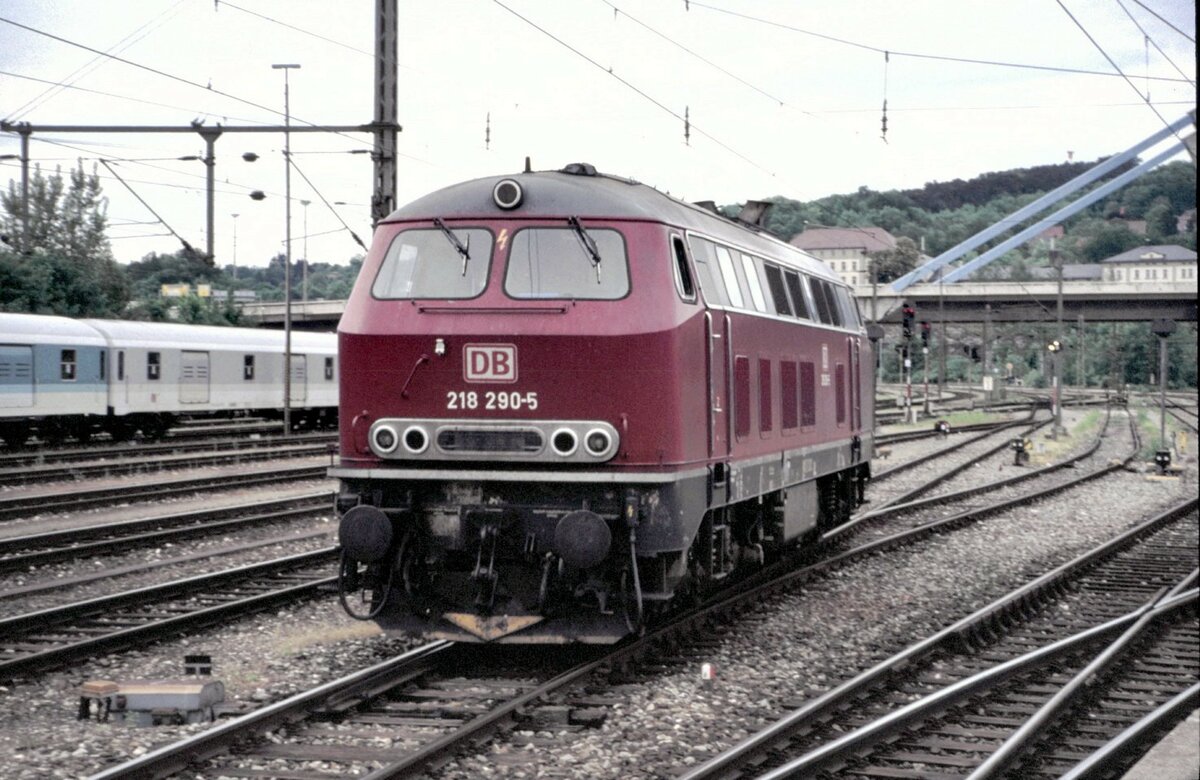 218 290-5 in Ulm am 28.05.1998.